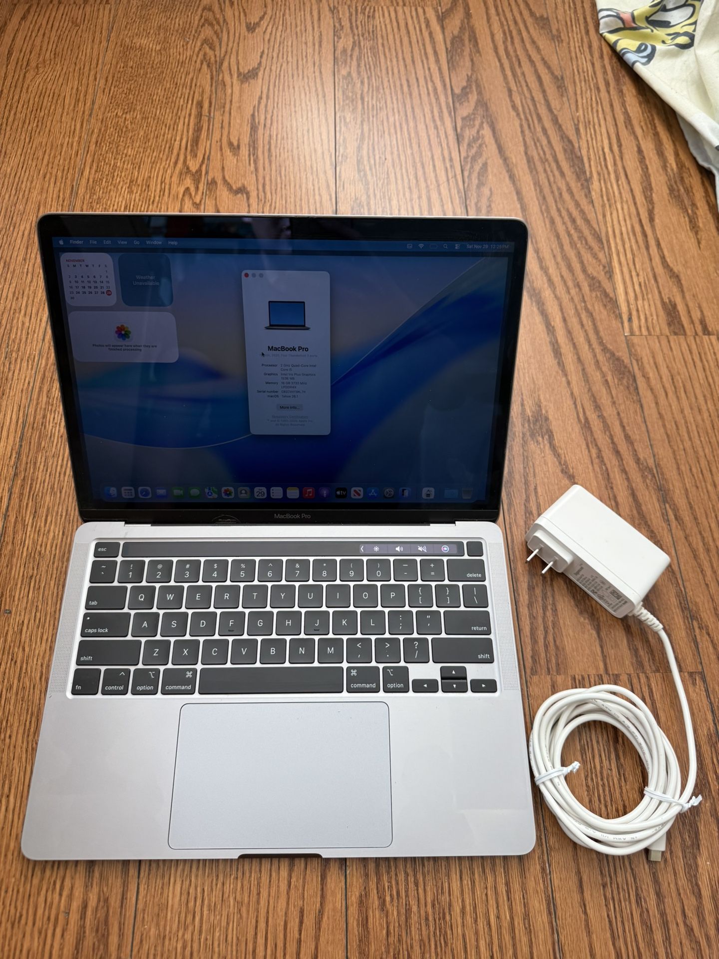 MacBook Pro 13” 2020/16GB RAM/512GB SSD/Fully Functional 