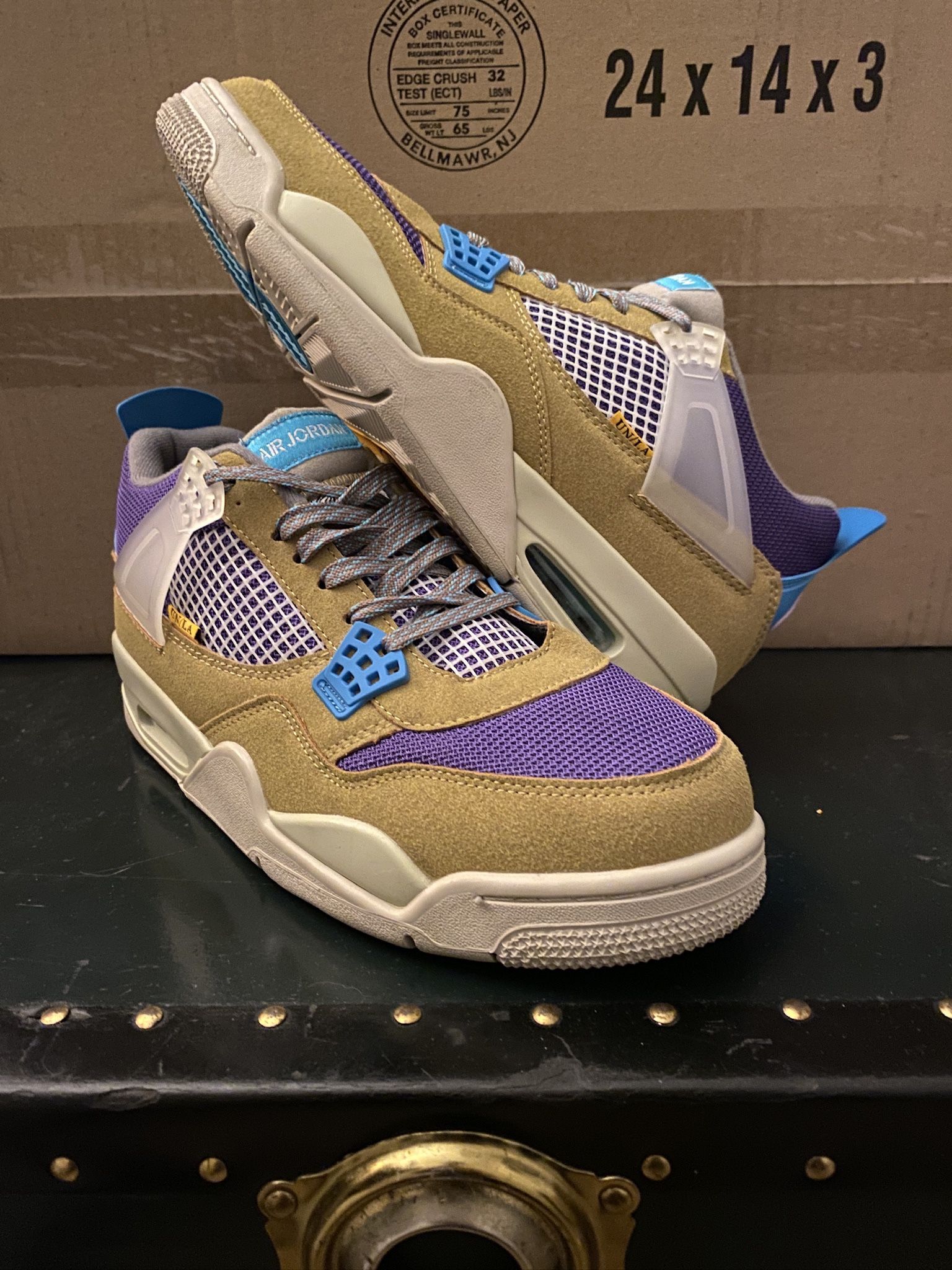 Jordan 4 Union LA - Desert Moss Sz 11