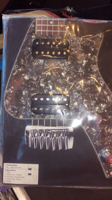 Loaded Pickguard for Taylor Solidbody Guitar