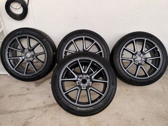 18” Alloy Wheels w/ Brand New 235/45R18 Tires – $900 (Whittier)