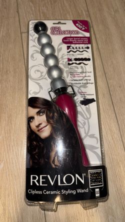 Revlon Long Lasting Defined Curls Ceramic Styling Wand Model RVIR1129C NEW