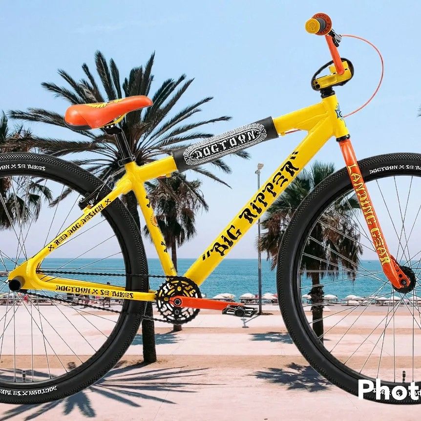 Se Bike Big Ripper 29in Bmx Dogtown Yellow and Orange