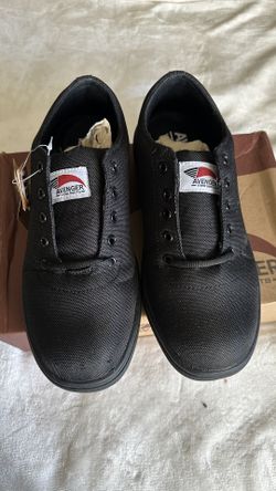 Avenger Black Sneakers Versatile Athletic Design Size 9