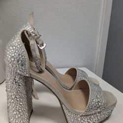 Size 6 Silver Heels