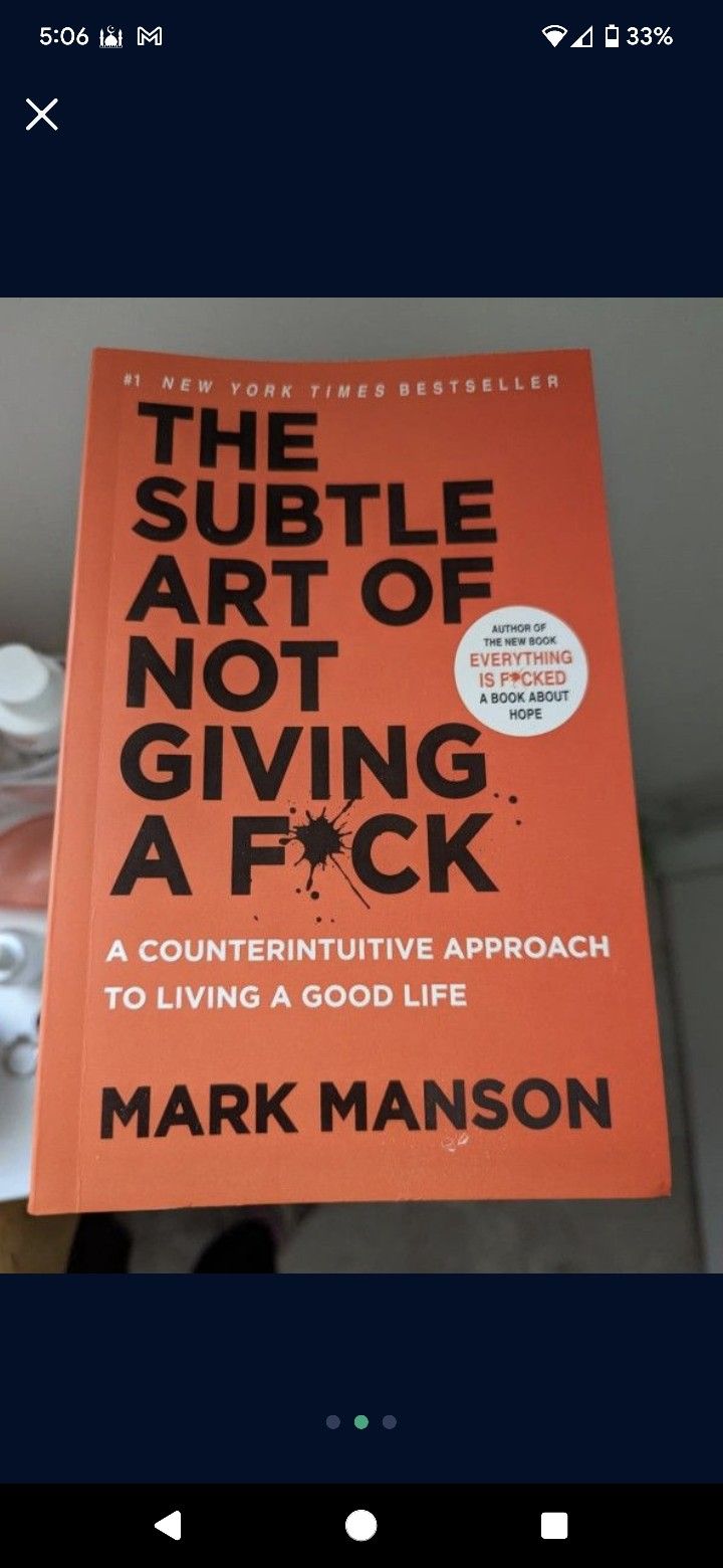The Subtle Art Of Not Giving A F...(New)