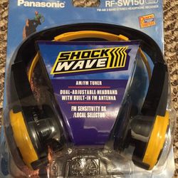 Panasonic Shockwave am/fm stereo headset