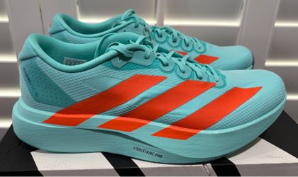 NEW adidas Adizero EVO SL Woven Flash Aqua Running Shoes (Men’s Size 11) - $105