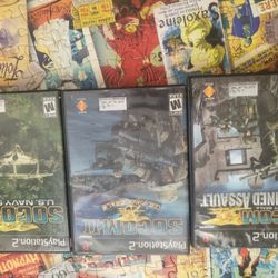 Socom 1 2 & 3 For  PS2
