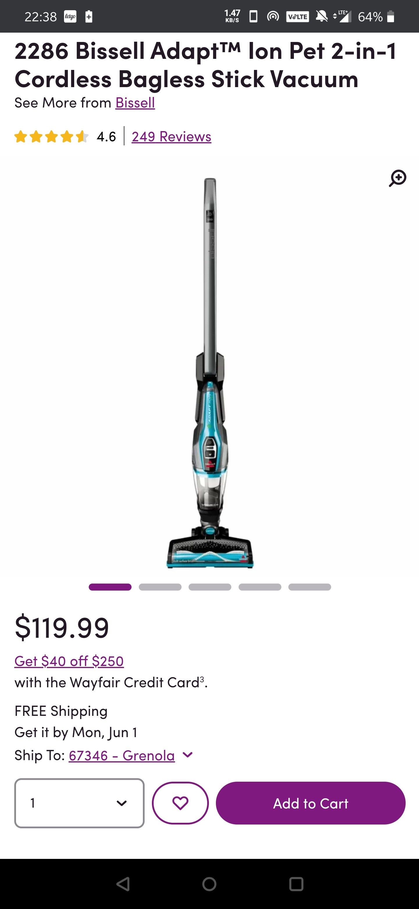 2 in 1 Cordless Vacuum