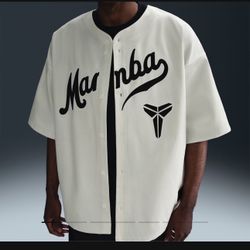 Nike Kobe Details Baseball Jersey Cream Size XL  Men's Mamba