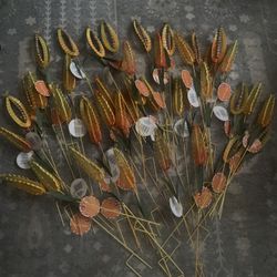 New Halloween thanksgiving fall decor  corn yard stakes 