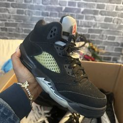 Jordan 5 Black Metallic -6Y