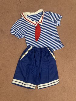 Is kids xl will fit small adult New xl sailor outfit costume festival rave cosplay emo shirt shorts Halloween Bundle deals available, feel free t