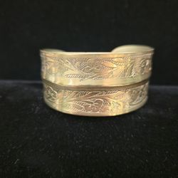 Bright Copper Cuff Bracelet 