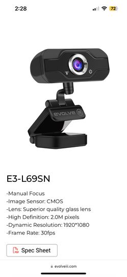 E3-L69SN Webcam (Evolve III)