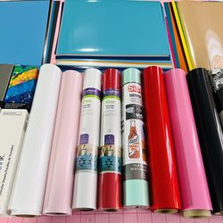 Heat transfer vinyl Supplies bundle For heat Pressing 