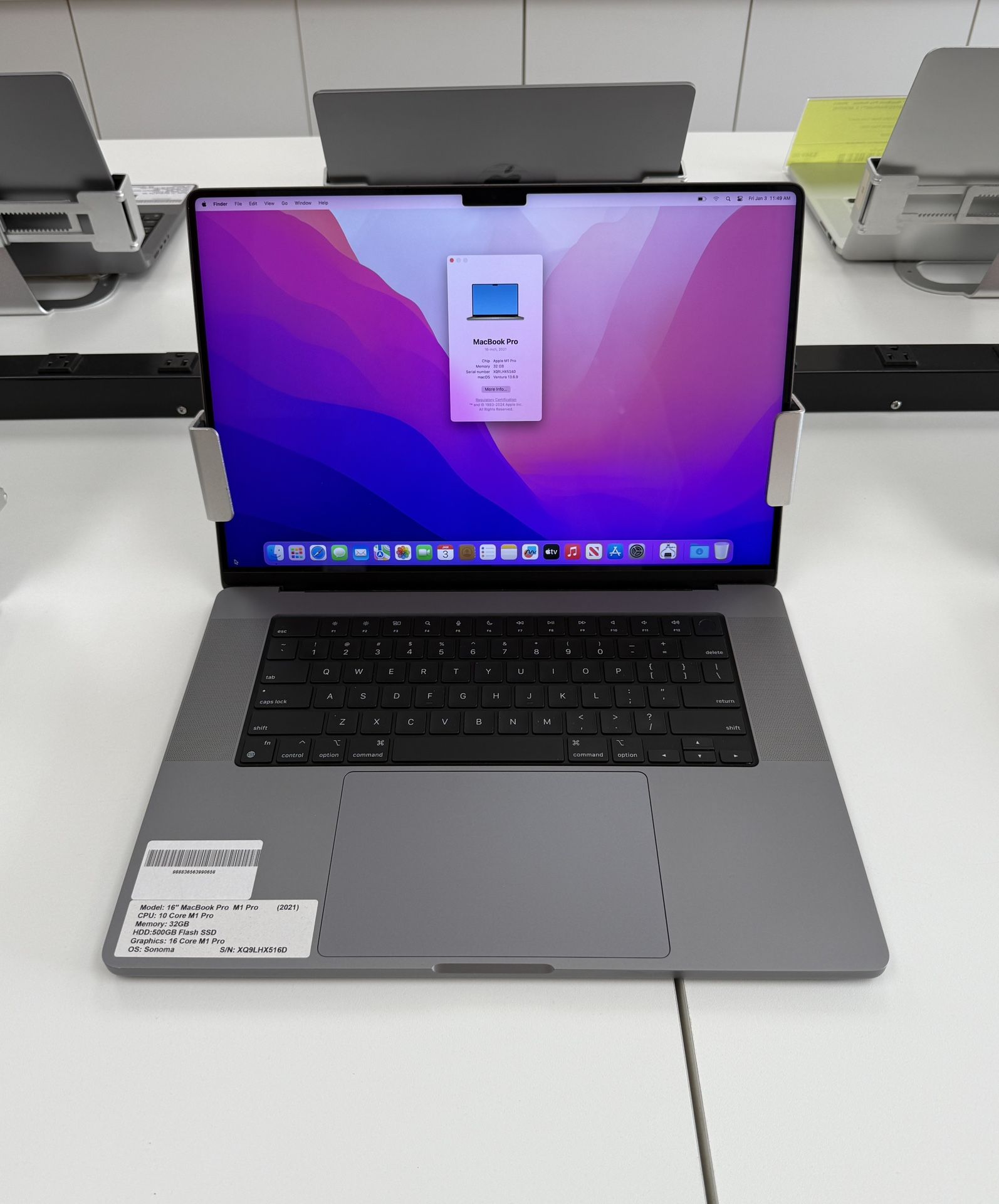 16 Inch Macbook Pro M1 500gb 2021 Apple MacBook Pro 16