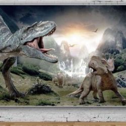 Dinosaur Birthday Party Supplies Backdrop