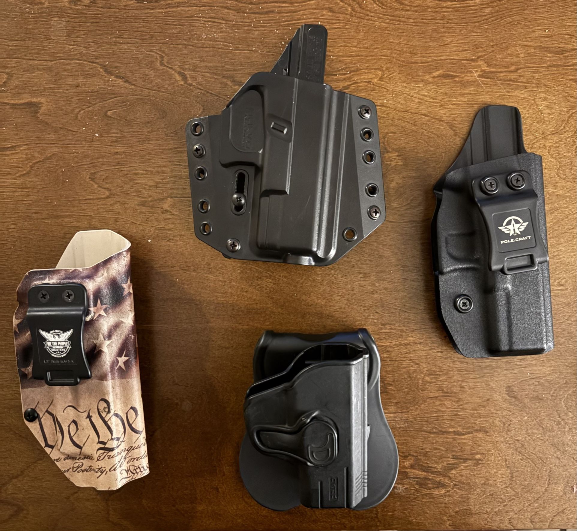 Kydex ISW and OSW holsters