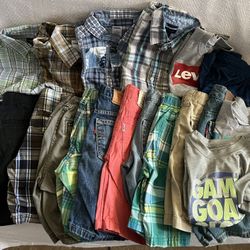 Boys Summer Lot Shirts Shorts Size 5