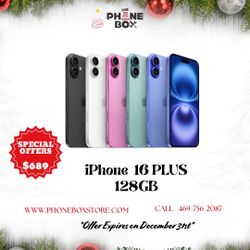 iPhone 16 Plus 128GB Unlocked For 🎄Christmas Deal For $689😱🥳
