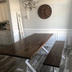 Hand Made Wood Tables, Benches, Cutting Boards, You Name It