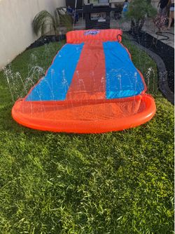 Bestway H2OGO! 18' Triple Water Slip N and Slide Kid's Pool Toys Outdoor SummerFirm $40