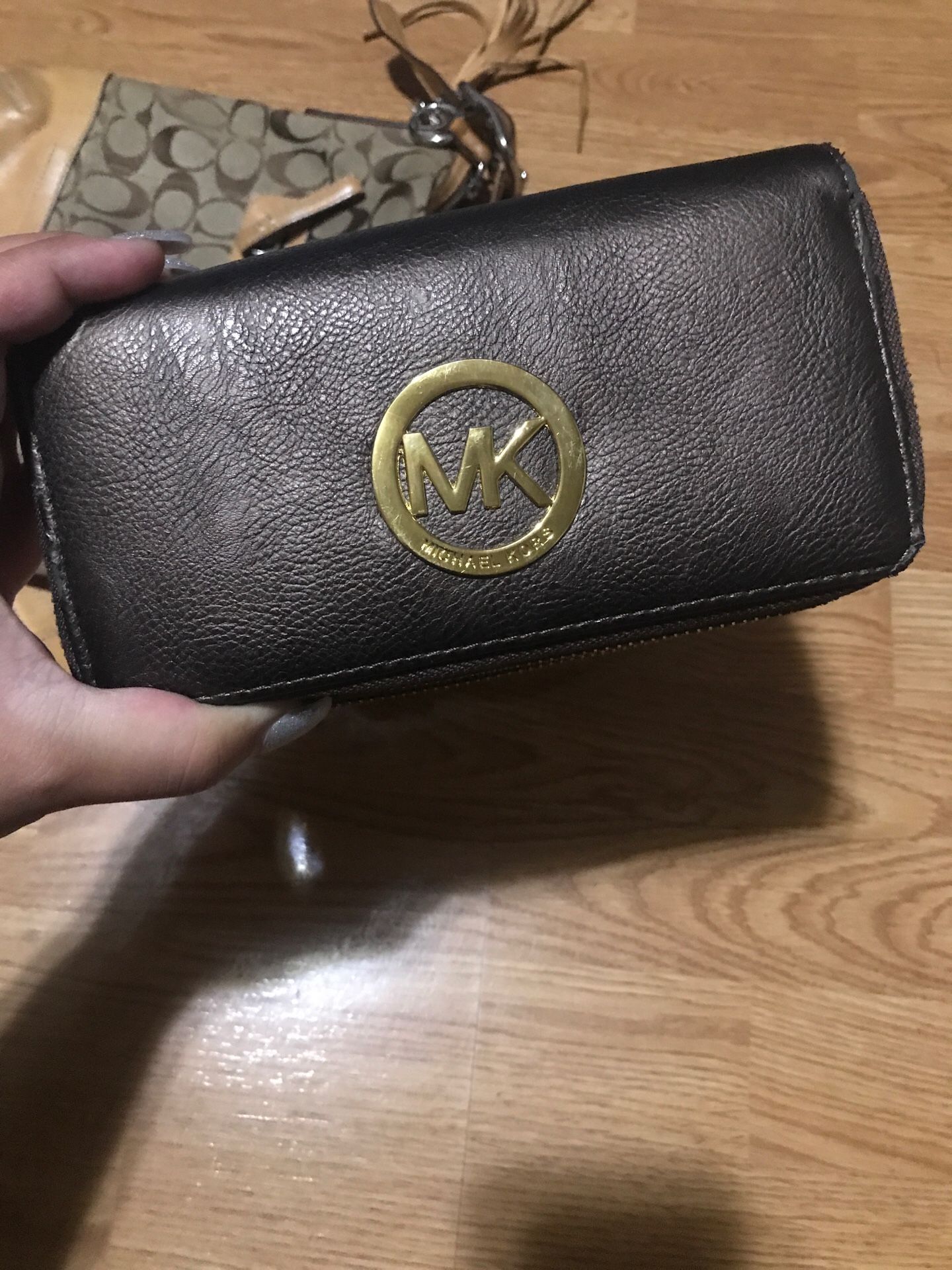 Coach side purse and Michael kors Wallet