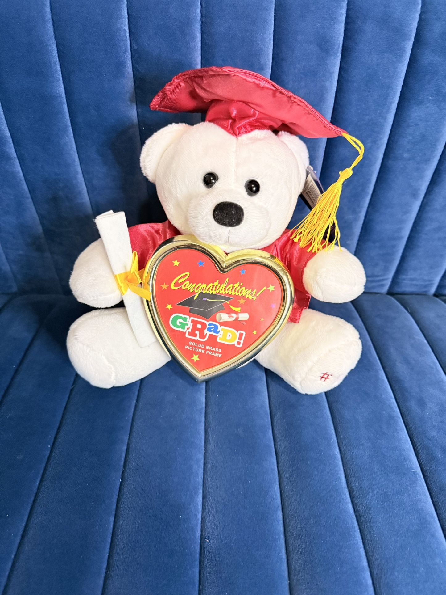 Graduation Plush Teddy Bear – Soft Bear Holding Diploma, Perfect Gift