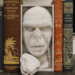 Harry Potter Voldemort Monster Fantasy Bookend Horror Book Nook