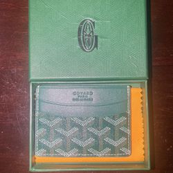 Goyard Green Cardholder Wallet