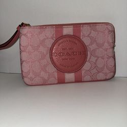 Coach Pink Wristlet Wallet