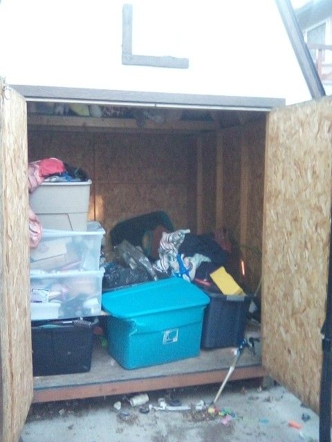 Weatherproofed 8×10 Wooden Storage Shed , Tool Shed Man Cave She Cave