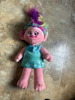 Build-A-Bear Trolls Poppy Plush w/ Dress & Headband – Sound Not Working
