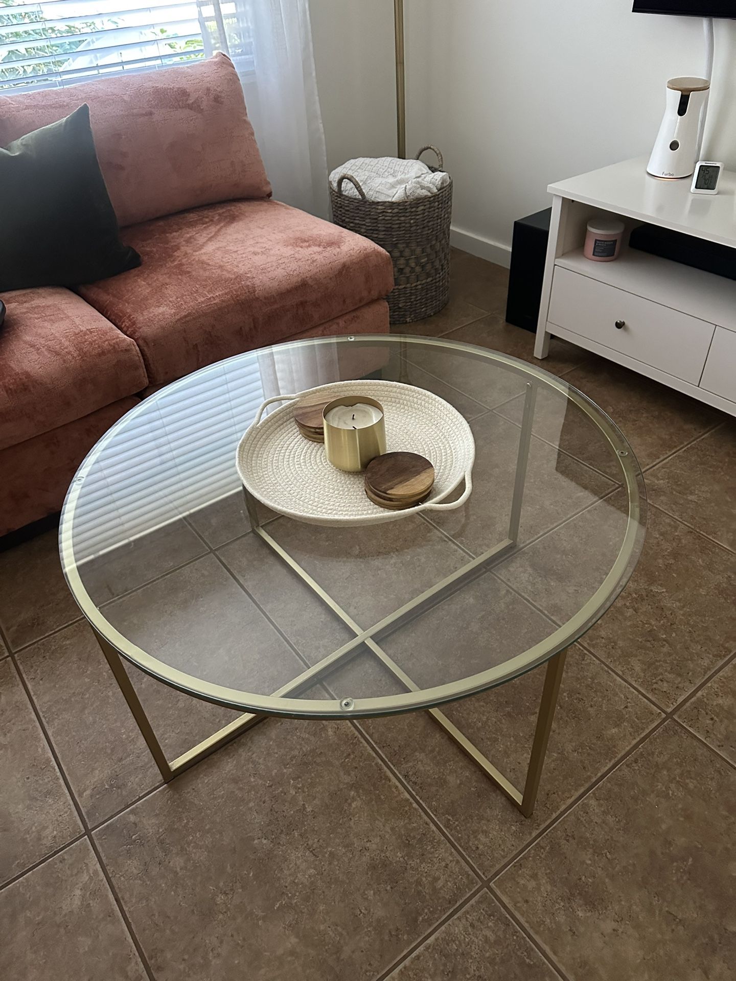 Glass Top Coffee Table