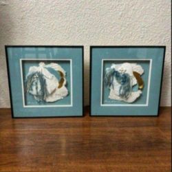 Handcrafted Teal Frames 