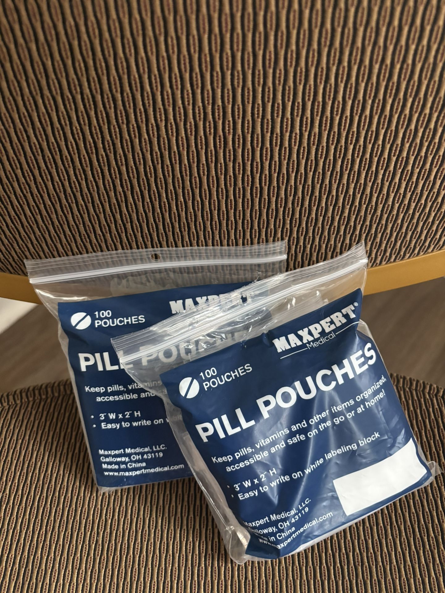 2 Pack Pill Pouches 