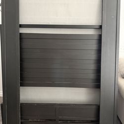 Queen bed frame and boxspring