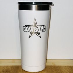 Cowboys Tumbler 22oz ADD YOUR NAME