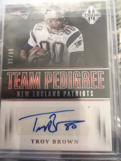 TROY BROWN AUTOGRAPHED LOT