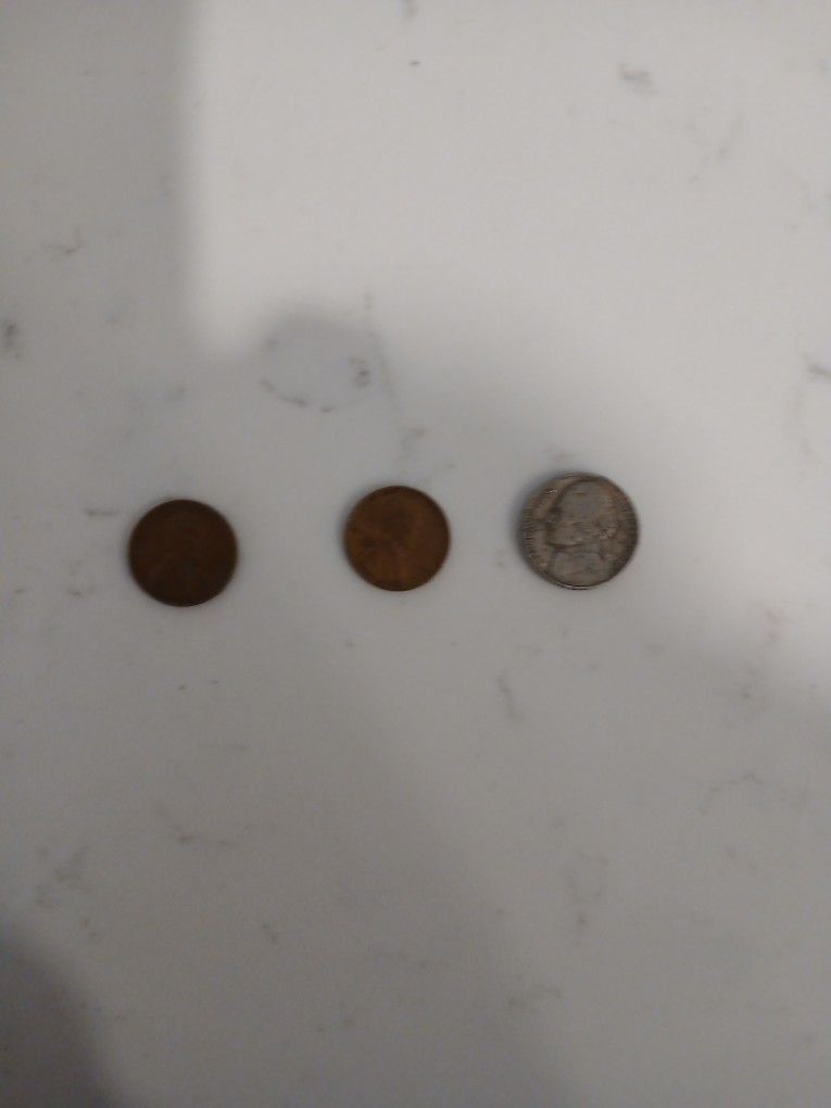 1(contact info removed) Leaf Penny 1962 Nickle