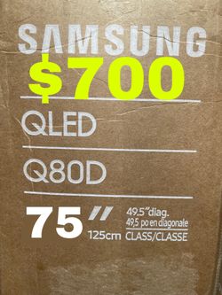 Samsung 75 QLED LED LCD 120Hz 4K TV , Check my profile for more models