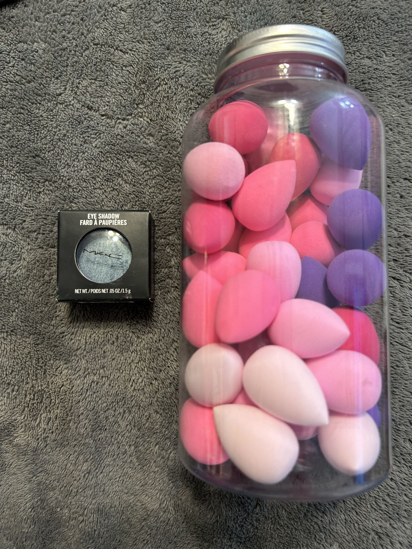 Mac Eyeshadow and Mini Beauty Blenders 