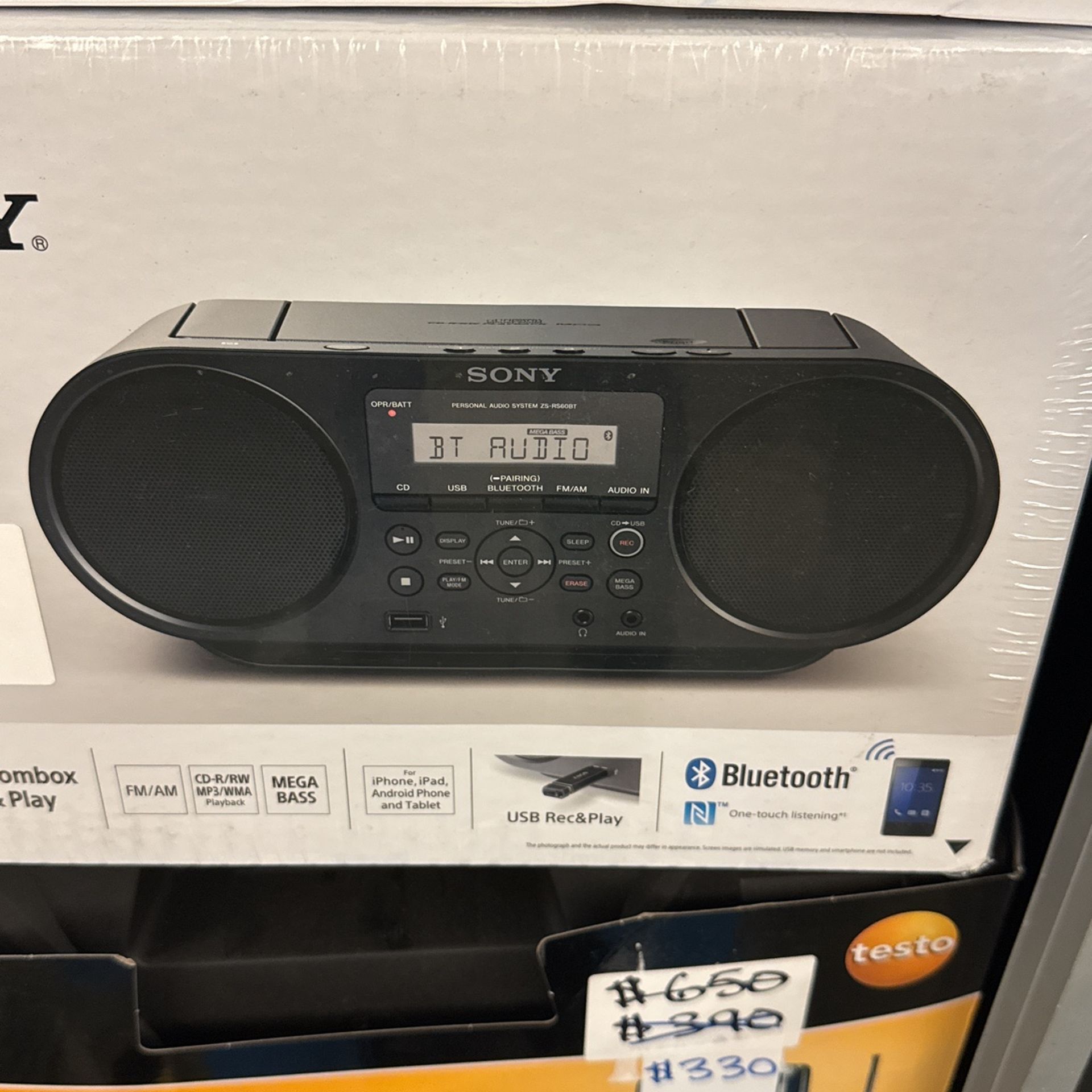 Sony wireless CD boombox