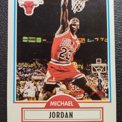 1990 Fleer 2 Error Card #26 Michael Jordan See Description Below. Black border Lines. Card Is In Excellent Condition.