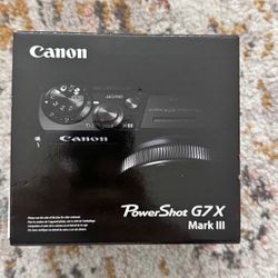 Canon PowerShot G7x Mark III Brand New