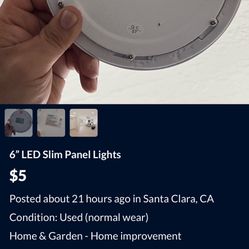 Panel Lihhts Slme 6”led
