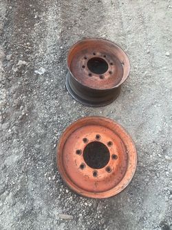 Metal rims for bobcat