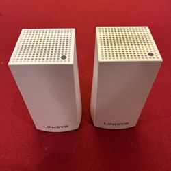 Set Of 2 (two) Linksys WHW01 Wifi Routers