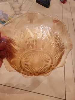 Vintage Iris serving bowl